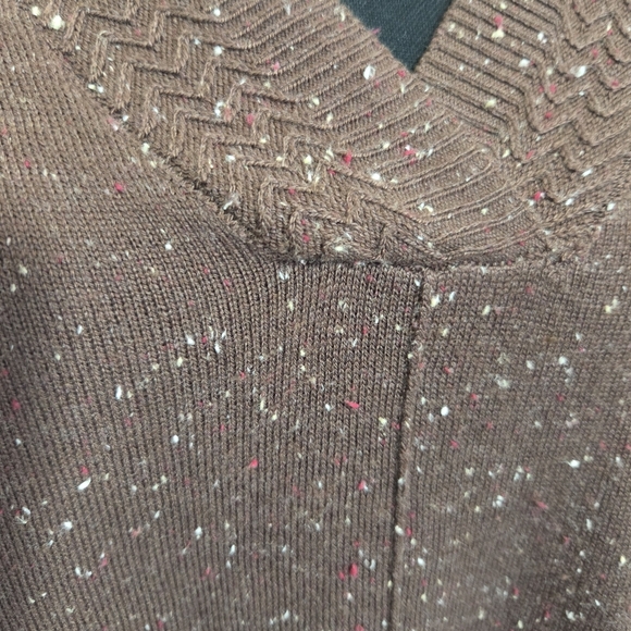 ⭐️Cleo Brown Speckled Sweater Size XL - Picture 2 of 5